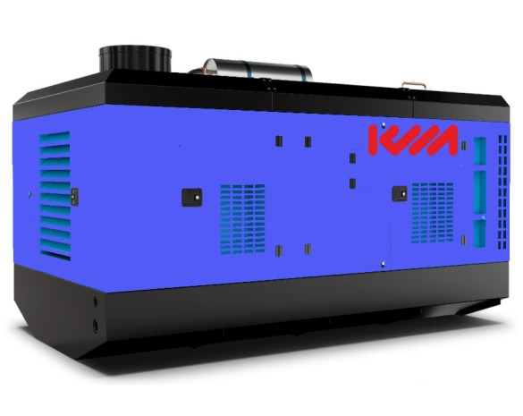 Винтовой компрессор KraftMachine КМ-18/17-ВД (Yuchai) с Вебасто