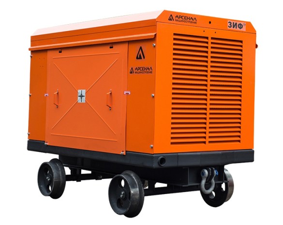 Винтовой компрессор ЗИФ ШВ 6/0,7 Т (на скатах)