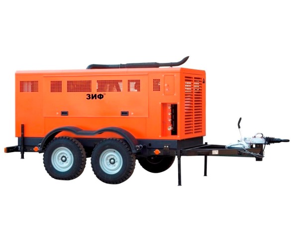 Винтовой компрессор ЗИФ ПВ-25/3,0 на шасси