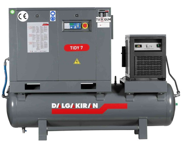 Винтовой компрессор Dalgakiran TIDY 7 13 250D (Compact)