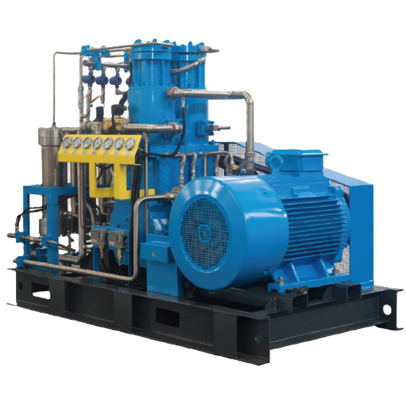 Кислородный дожимной компрессор KraftMachine КМ45-БДК-4/200 водяное