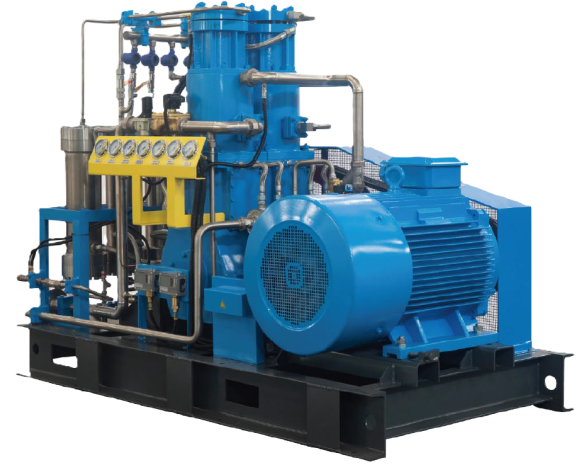Кислородный дожимной компрессор KraftMachine КМ45-БДК-4/200