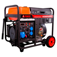 Генератор дизельный A-ipower AD9500EA 9кВт, электростартер, разъем ATS