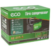 Компрессор автомобильный ECO AE-015-3 (12 В, 150 Вт, 40 л/мин, 10 бар (манометр 7 бар), сумка)