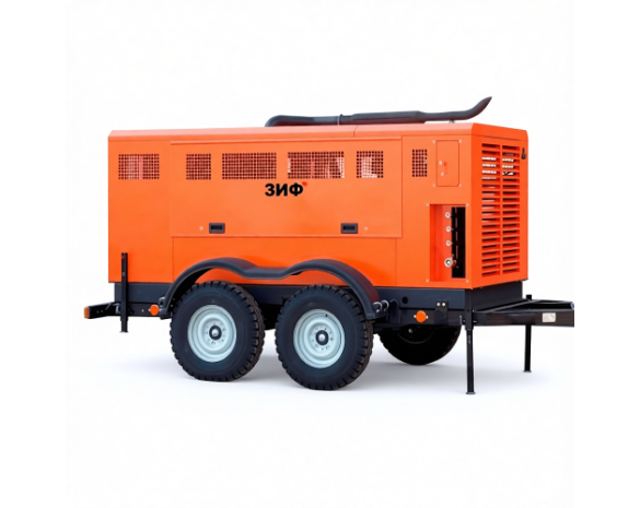Винтовой компрессор ЗИФ ПВ-45/2,5 на шасси