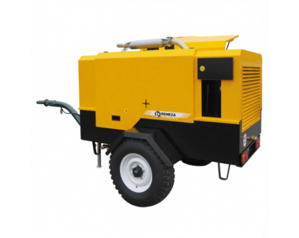 Винтовой компрессор Remeza ДК 10 10 (на шасси с  дышлом)