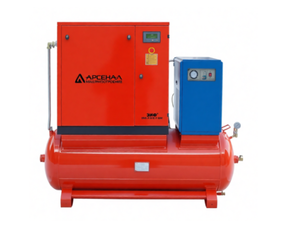 Винтовой компрессор ЗИФ СВЭ-2,6/0,7 ШМ ременная ОиР-500