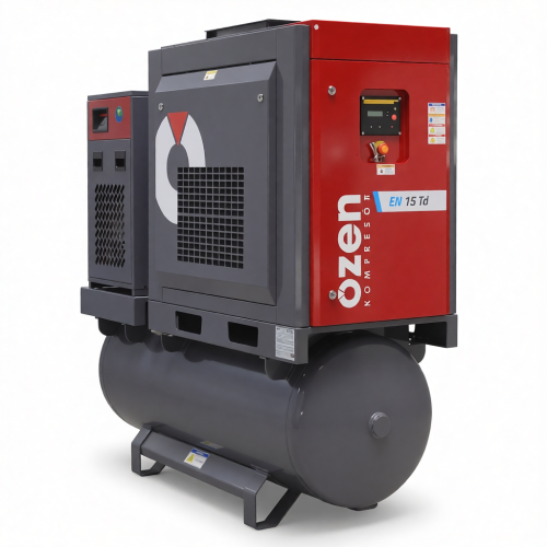 Винтовой компрессор OZEN EN 15 TD 500 л. 7.5 бар