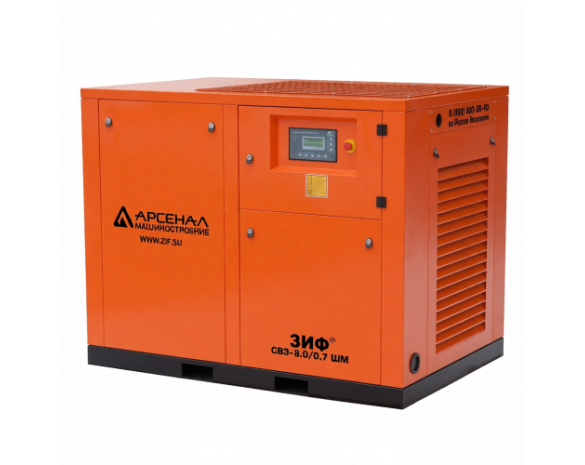 Винтовой компрессор ЗИФ СВЭ-12,0/0,5 ШМ-Н
