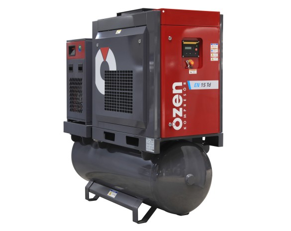 Винтовой компрессор OZEN EN 30 TD 900 л. 15 бар