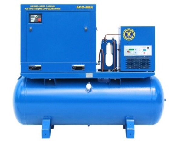 Винтовой компрессор Бежецкий АСО-ВК7,5М2ОВ/10-500