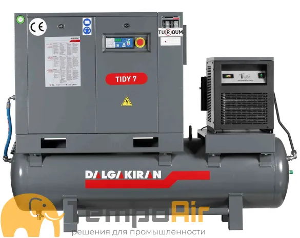 Винтовой компрессор Dalgakiran TIDY 7 10 250D (Compact)