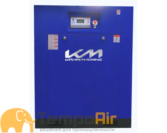 Винтовой компрессор KraftMachine KM18.5-8 рВ ЧП AB (IP23)